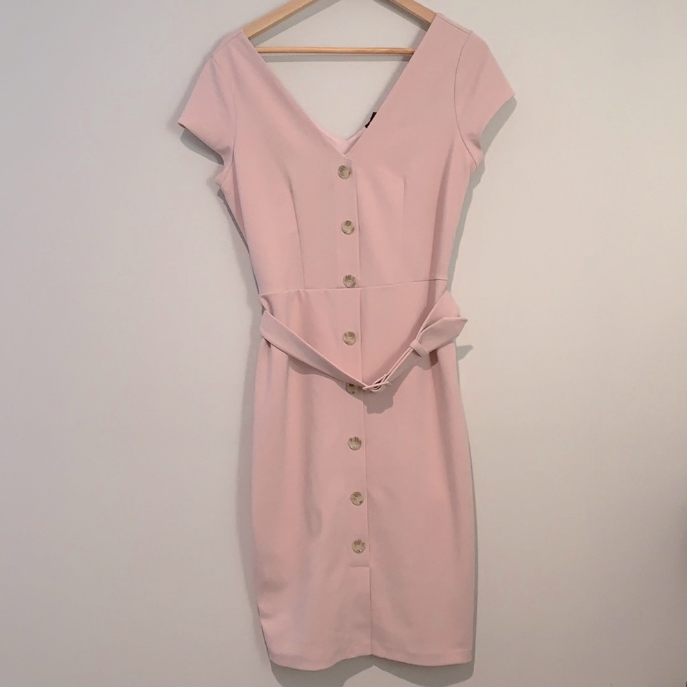 EXPRESS, MIDI DRESS IN PINK, SIZE M